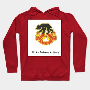 6th Air Defense Artillery (left) Hoodie